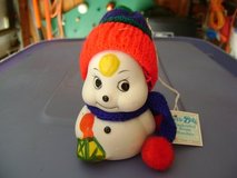 Bisque-Painted Snowman Christmas Bell/Ornament in Luke AFB, Arizona