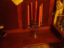 Vintage Shabby Chic Solid Brass Candelabra Centerpiece in Luke AFB, Arizona