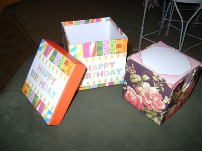 Birthday Box With Note Cube in Pearland