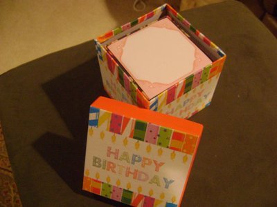 Birthday Box With Note Cube in Pearland